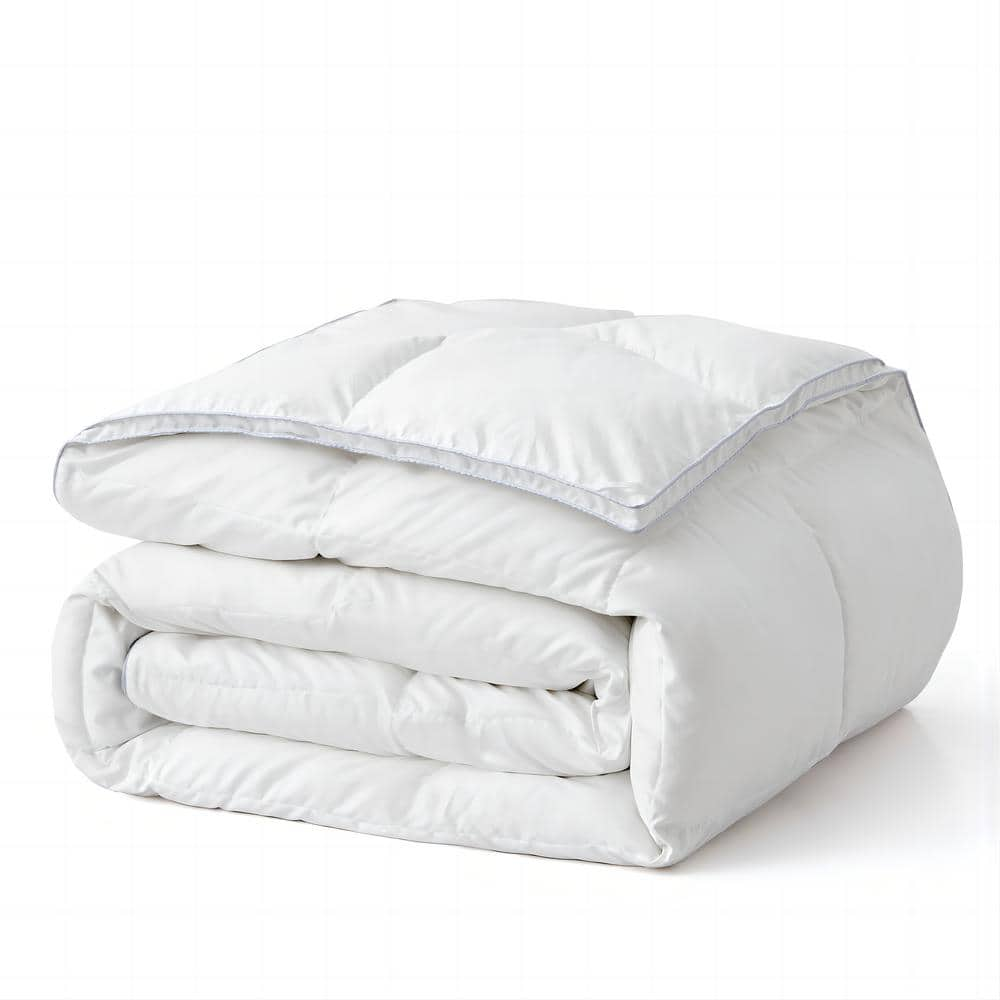 All Season White King Size 600 in.3/oz Fill Power Goose Down Comforter