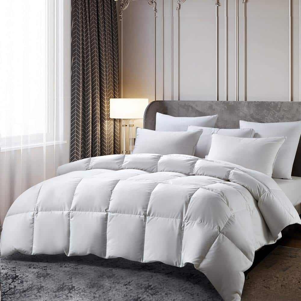 King 100% Cotton All Seasons Down and Feather Filled Comforter