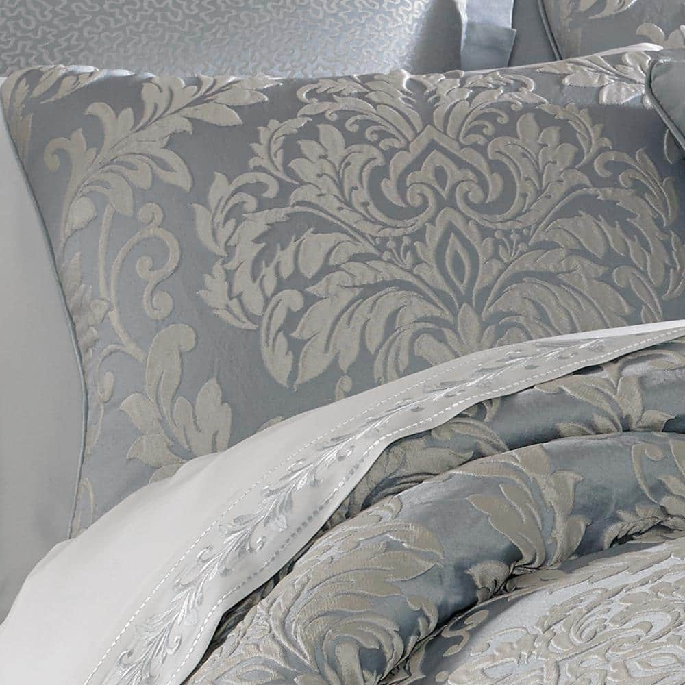 Faith 4-Piece French Blue Queen Comforter Set