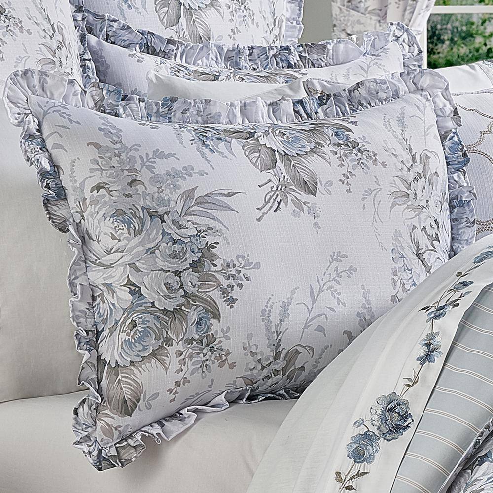 Estelle 4-Piece Blue Queen Comforter Set