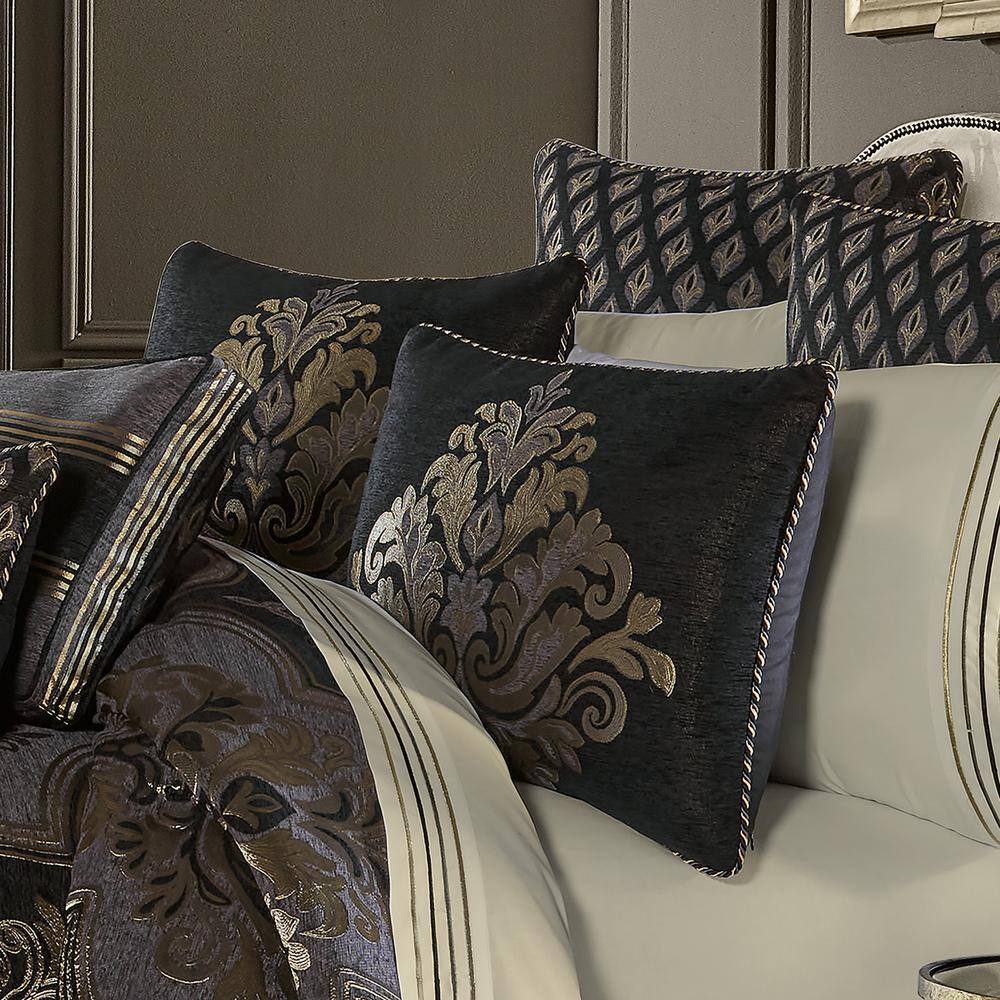 Sayreville Pewter Polyester King Comforter Set (4-Piece)