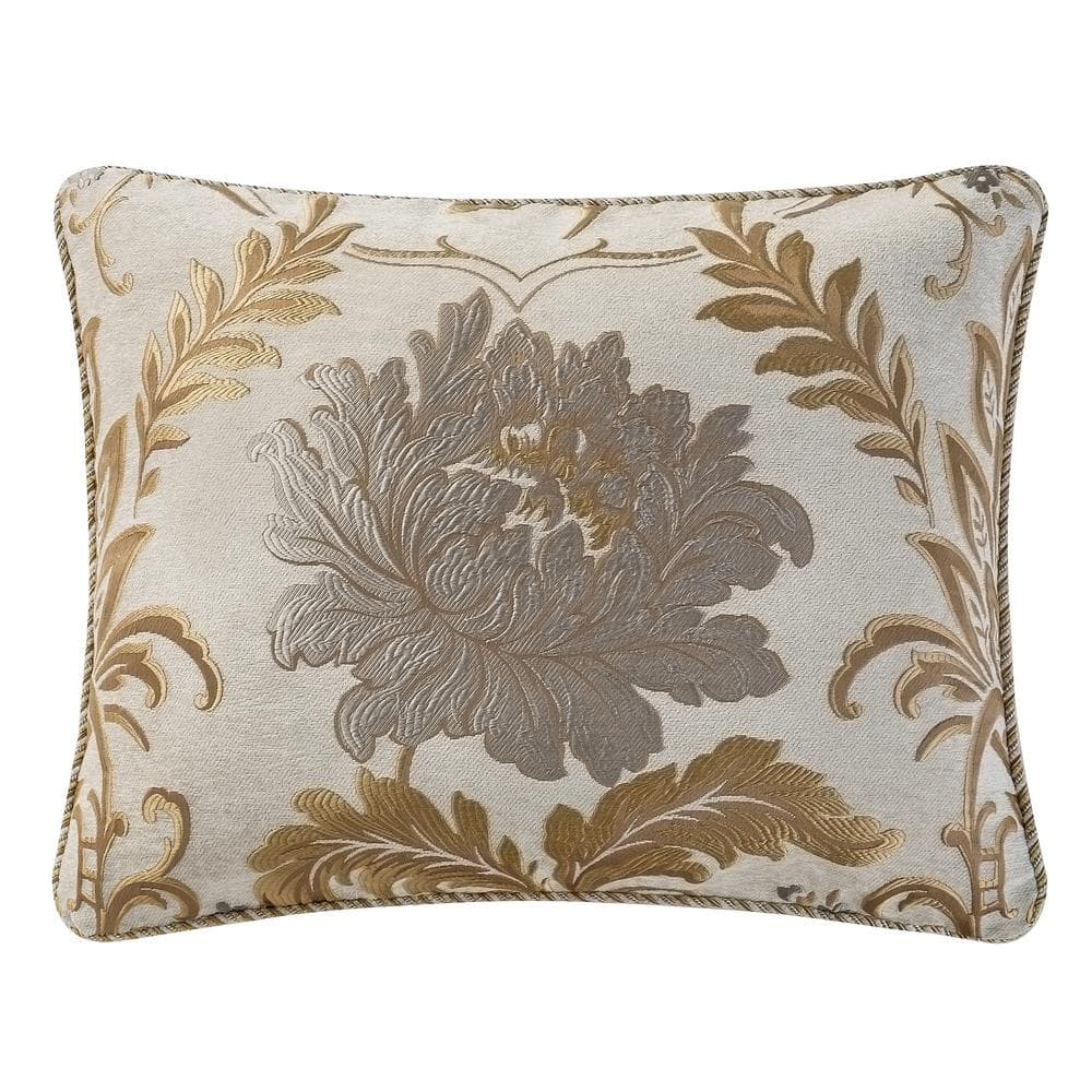 Ansonia 6PC Gold Floral Polyester King Comforter Set