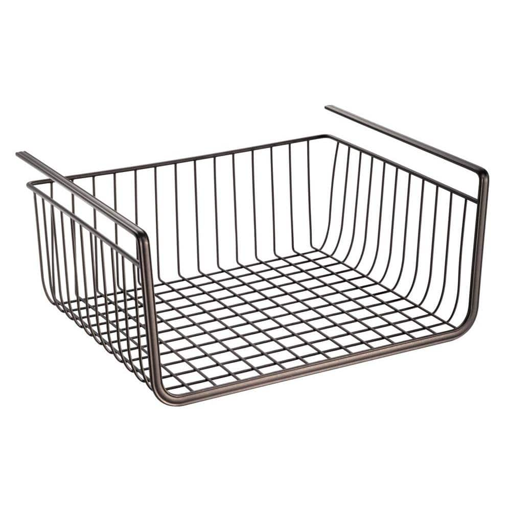 York Lyra Under The Shelf Storage Basket in Bronze