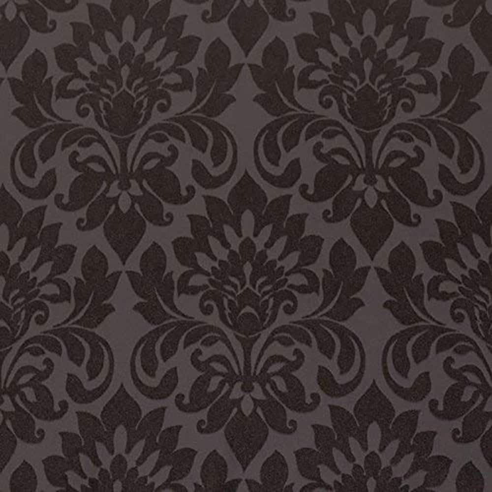 Sutton 36 in. L Polyester Window Curtain Waterfall Valance in Brown