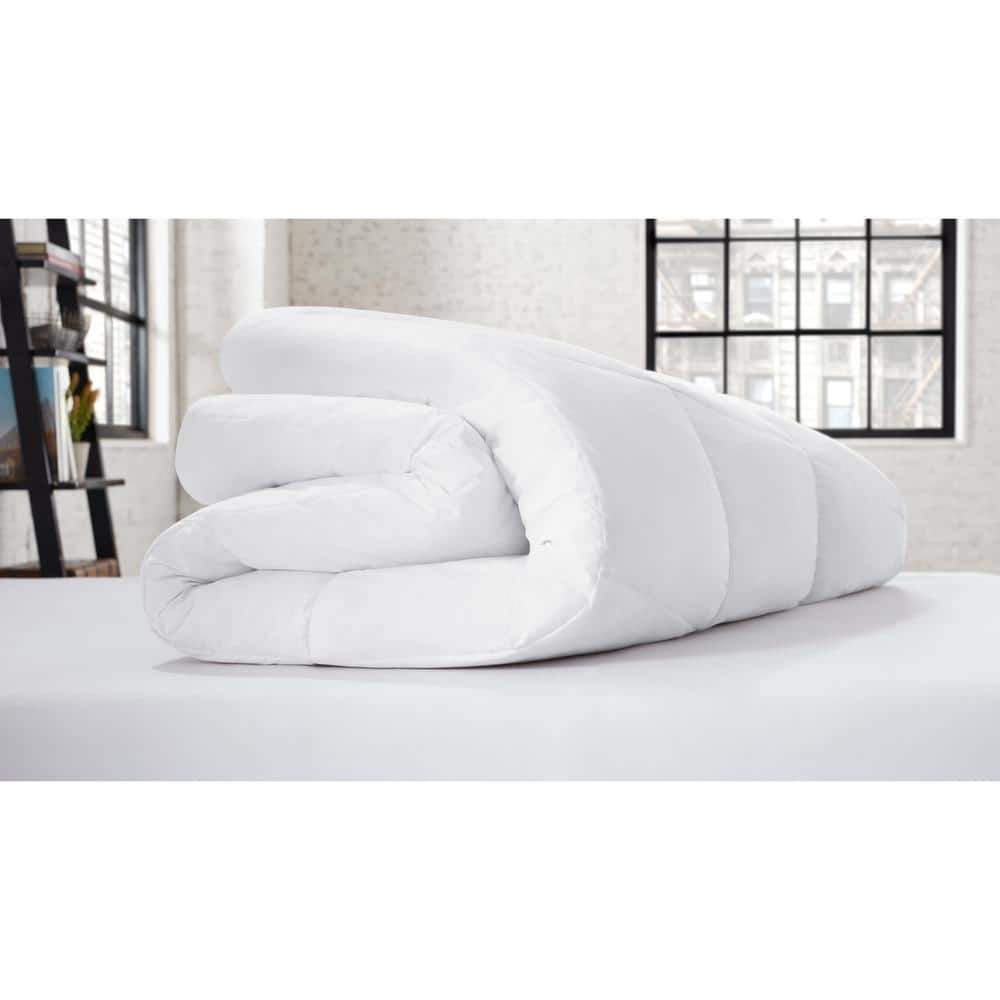 Soft and Natural White Solid 100% Cotton California King Comforter