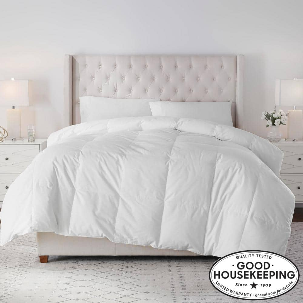 Light Weight White King Down Comforter