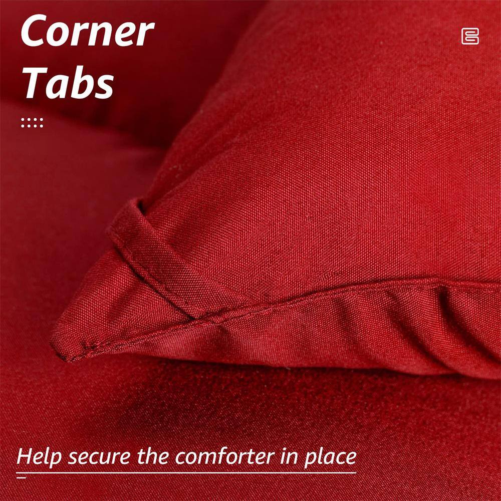 All Season Red King Breathable Comforter