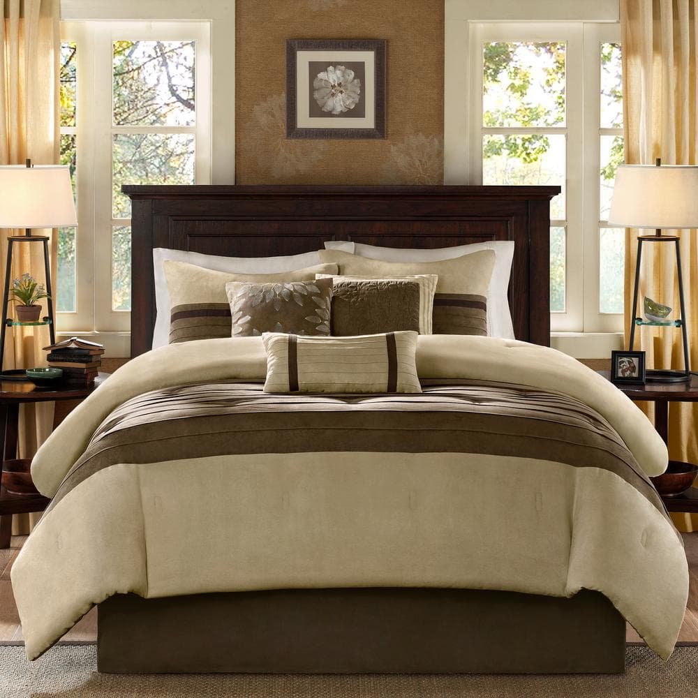 Teagan 7-Piece Natural King Comforter Set