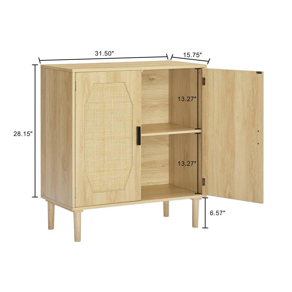 Kitchen Storage Cabinets with Rattan Decorative Doors, Buffets, Wine Cabinets, Dining Rooms, Cabinet Console Tables