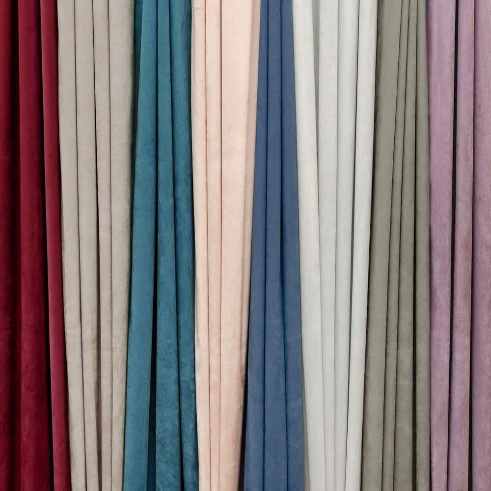 Harper Thermalayer Plum Polyester Solid 50 in. W x 95 in. L Lined Noise Cancelling Rod Pocket Blackout Curtain