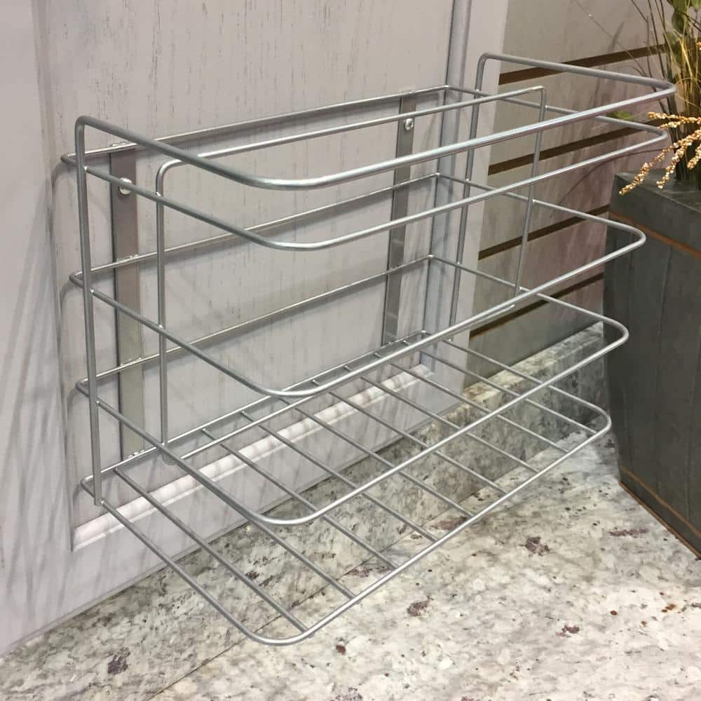 Kitchen Wrap Holder/Nickel Door Mount