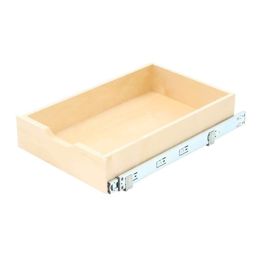 5 in. H x 14.78 in. W x 22 in. D Soft-Close Wood Drawer Box Pull-Out Cabinet Organizer