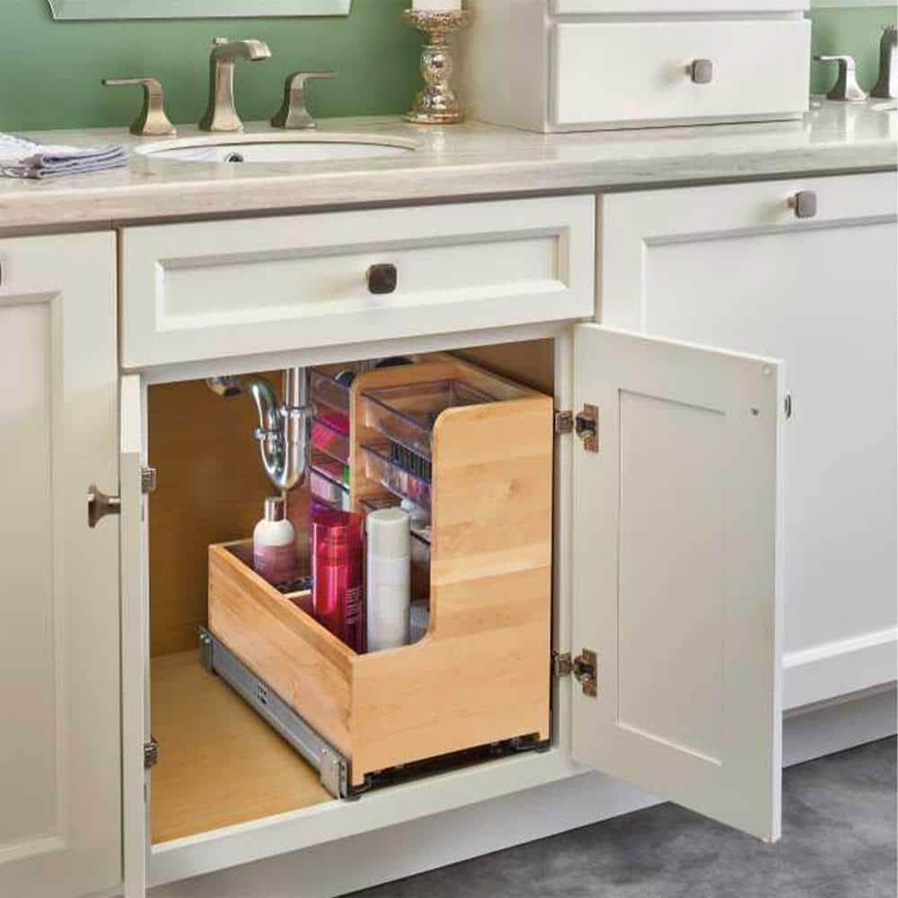 30 in. Wood Vanity Base Cabinet Storage Organizer