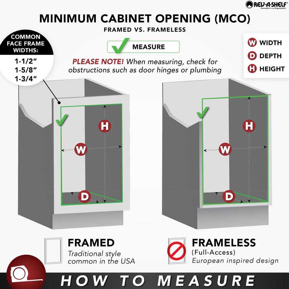 Light Brown Kitchen Cabinet Wood Door Mount w/ Polymer Cutting Board, 4DMCB-18P