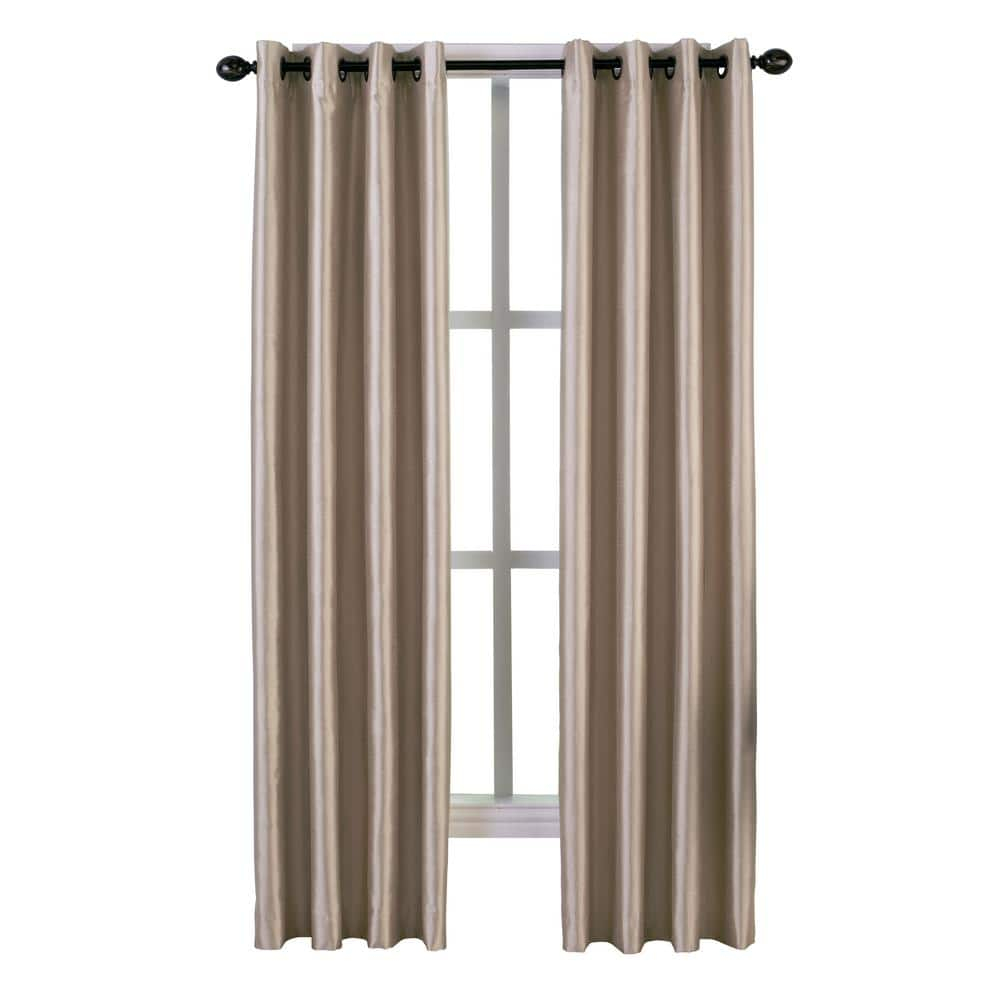 Sand Striped Blackout Curtain – 50 in. W x 95 in. L