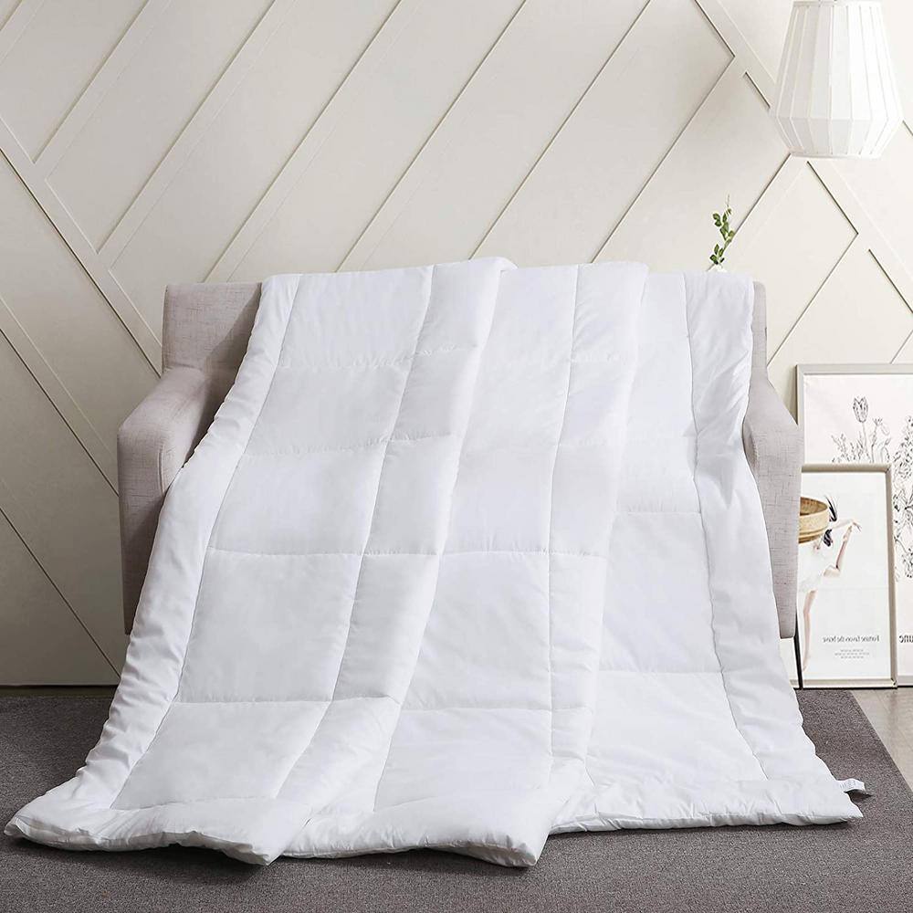 White All Season Down Alternative Comforter Ultra Soft 100% Microfiber Polyester Full Duvet Insert