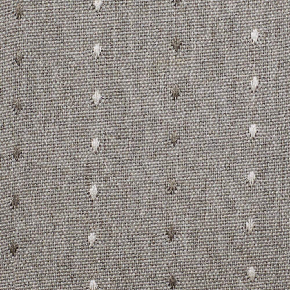 Smoke Woven Solid 110 in. W x 84 in. L Grommet Blackout Curtain