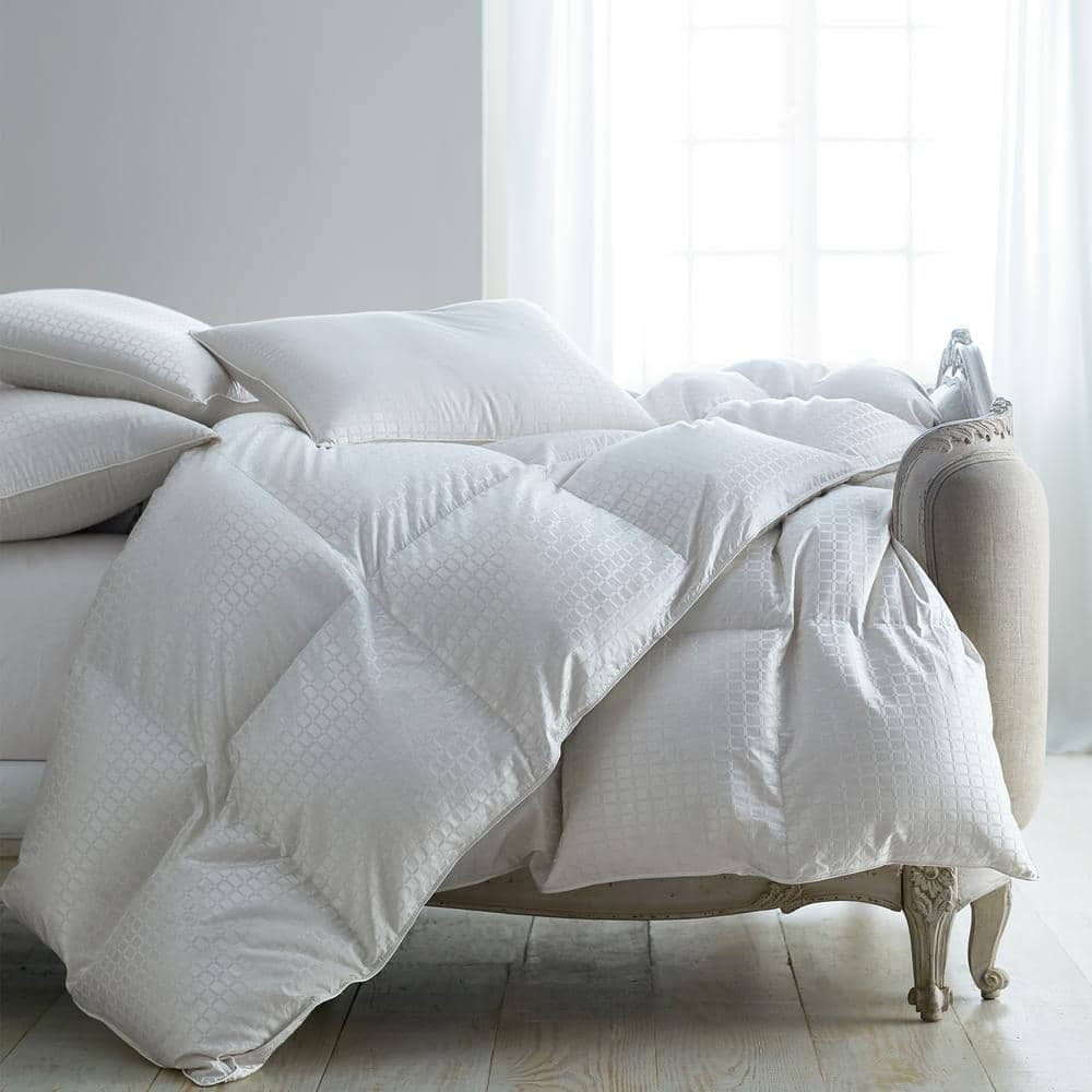 Legends Luxury Royal Baffled Extra Warmth White Oversized King Goose Down Comforter