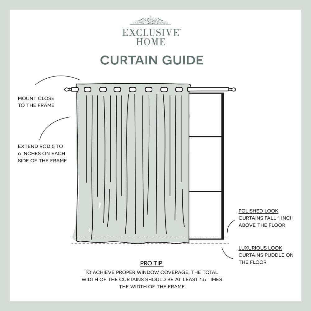 Sateen Patio Vanilla Solid Woven Room Darkening Grommet Top Curtain, 100 in. W x 84 in. L