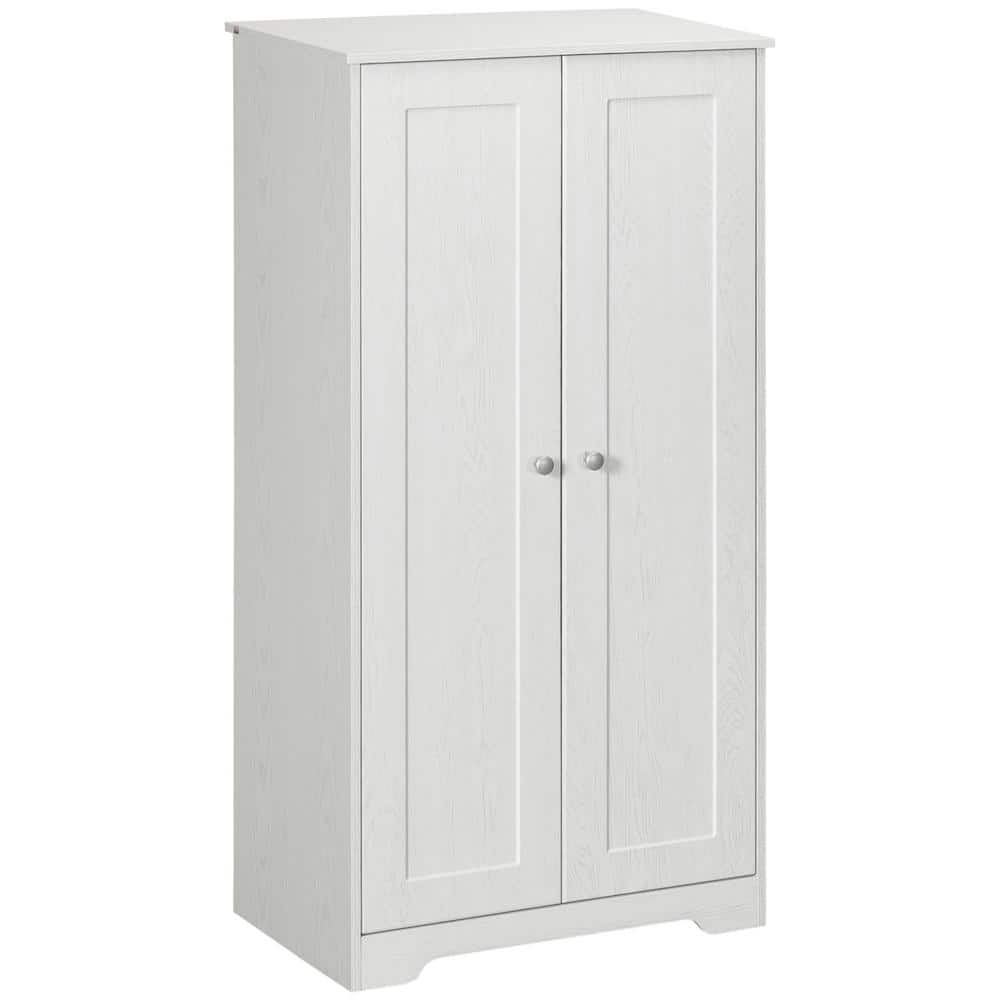 Kitchen Pantry Storage Cabinet, Freestanding Kitchen Cupboard with 2 Doors, Adjustable Shelves